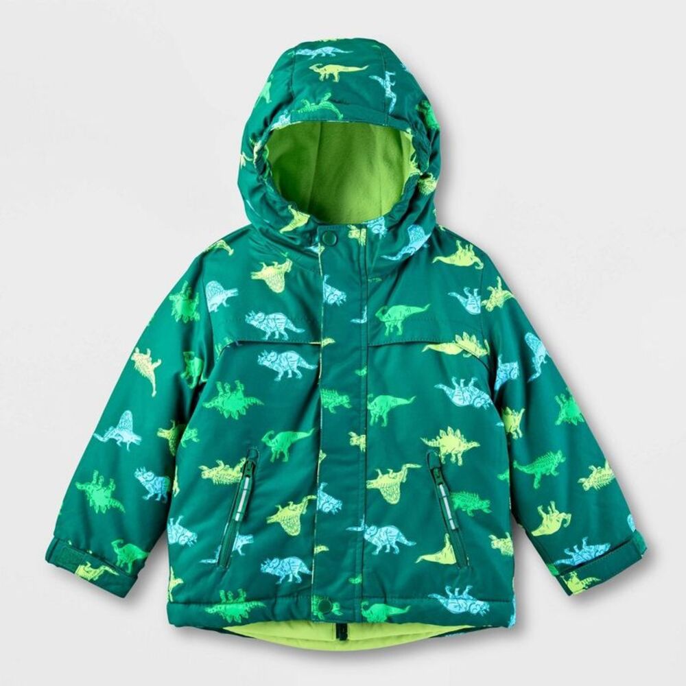 Baby 3-in-1 Snowplay Jacket - Cat & Jack Green 12M